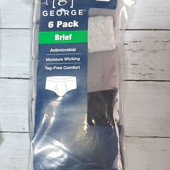 Mens Briefs, 6-Pack - Picture 2 of 5